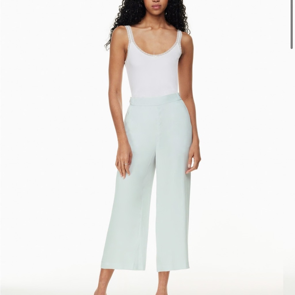 aritzia wide legged pant size L
